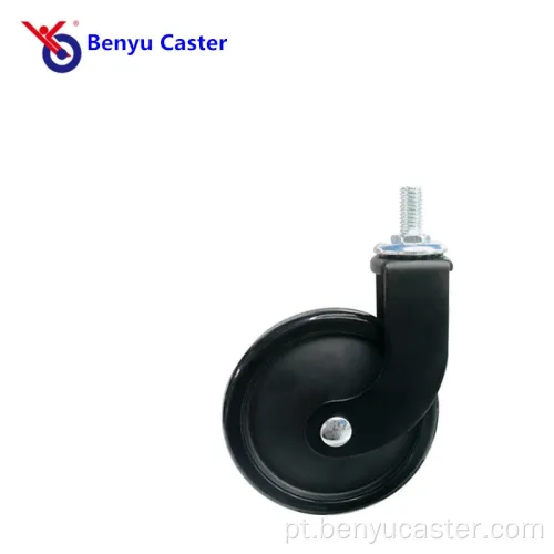 PP Wheel Wheel Castor Black Color